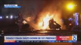 Deadly wrong-way crash shuts down SB 101 Freeway