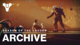 Destiny 2 Cutscene Archive – Season of the Chosen (Season 13)