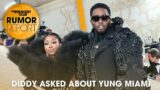 Diddy Sweats Over Yung Miami Relationship Questions, Cockroach Photographed At Met Gala +More