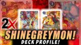 Digimon BT12 DOUBLE ShineGreymon Deck Profiles + COMBO!