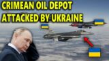 Direct Hit: Ukrainian drones strike Crimea oil depot