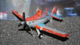 Disney Planes Crash Damaged Dusty Crophopper (Wings Around the Globe Racer) Customs