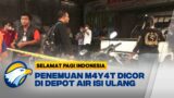 Ditemukan M4y4t Dicor di Depot Air Isi Ulang di Semarang