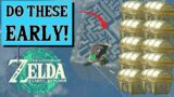 EASY LATEGAME WEAPONS! How to beat all 3 Puzzle cubes early! NO ENEMIES! Zelda Tears of the Kingdom