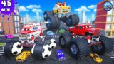 Epic Street Showdown: Craziest Cars and Monster Trucks in Furious Street Rage Compilation | 45 Min