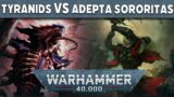 Escape Bluma Part 2of2 – Tyranids vs Adepta Sororitas Warhammer 40k Narrative Battle Report
