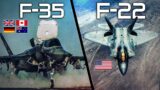 F-35 Lightning II Vs F-22 Raptor | INTERCEPT | Digital Combat Simulator | DCS |