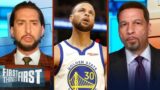 FIRST THINGS FIRST | "Warriors repeat Champ" – Nick rips Warriors ruin Thunder by Curry-Poole 64 Pts