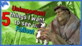 Fallout List – 5 Unimportant things I want to see in Fallout