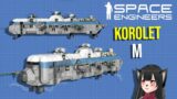 Flyable Land Train Locomotive Ship, Space Engineers Korolet M