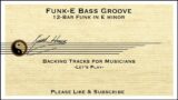 Funk-E Groove-12 Bar Funk in E minor-Backing Tracks