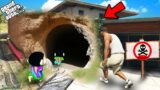 GTA 5 : Franklin Dig Secret Dark Tunnel Outside Franklin House in GTA 5 ! (GTA 5 mods)