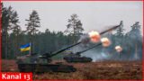 German-made howitzers struggling in Ukrainian mud