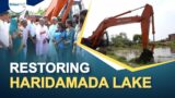 Haridamada pond restoration