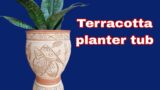 How to make Terracotta plenter tub with clay
