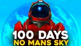 I Survived 100 Days Exploring SPACE | No Mans Sky