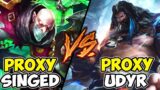 I played against a PROXY UDYR and showed him the RIGHT way to Proxy