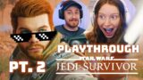 Jedi Survivor Playthrough Pt. 2 Husband + Wife Duo Explore Koboh and Find Greez! New Star Wars Game!