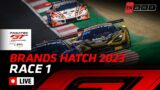 LIVE | Race 1 | Brands Hatch | Fanatec GT World Challenge Europe 2023 (English)