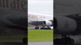 Landing of Emirates Airbus A380-800