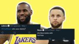Lebron James and Steph Curry Troll Each Other