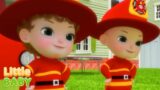 Little Firefighters To The Rescue – Kids Songs & Nursery Rhymes | Little Baby