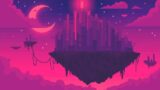 Lofi Chill Therapeutic Beats | Major City On The Edge – Floating City – Pink Moon/Skies