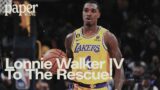 Lonnie Walker IV To The Rescue! | PAPER ROUTE