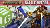 Lumineth Realms Lords vs Stormcast Eternals Age of Sigmar Battle Report Ep 195