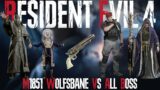 M1851 Wolfsbane VS All Bosses – Resident Evil 4 Remake (Professional/4K 60Fps)