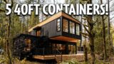 MASSIVE Shipping Container Home Airbnb Tour!