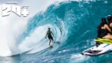 MASSIVE Waves in Tahiti | Red Bull Surfing x Surfline 20ft +
