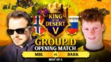 MBL vs DARK King of the Desert 5 Opening Match Group D #ageofempires2
