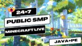 MINECRAFT LIVE | PUBLIC SMP LIVE | ANYONE CAN JOIN JAVA + BEDROCK #minecraft #minecraftlive