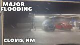 Major Flooding and Golf Ball sized Hail in Clovis, New Mexico. May 24, 2023