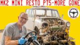 Mk2 Morris Mini Resto – Tearing the dash apart