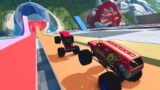 Monster Truck Crashes vs Slant of Death #38 – Beamng Drive | Monster Truck Vs Mega Ramp Jump