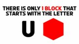 Name a Minecraft block that starts with the letter "U"…