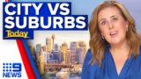 New data shows more Aussies moving away from cities as costs soar | 9 News Australia