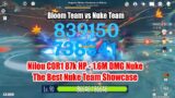 Nilou C0R1 87k HP Bloom vs 1.6 Million DMG The Best Nuke Team Showcase – Change Meta