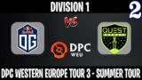 OG vs Quest Esports Game 2 | Bo3 | DPC WEU 2023 Summer Tour 3 Division 1 | Spotnet Dota 2
