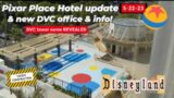 PIXAR Place Hotel construction DVC NEW office & info + tower name Revealed. Disneyland Resort update
