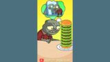 Plants vs Zombies Short Funny – Diet! (Animation meme) – Let's Eat – Hamburger #shorts #pvz #funny
