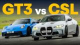 Porsche 911 GT3 vs BMW M4 CSL: Track Battle! | 4K