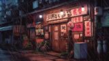 Raining in Tokyo City – lofi beats at the overnight hotel [lofi beats in japan]