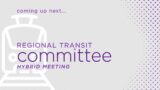 Regional Transit Committee 5-17-23