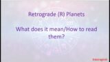 Retrograde Planets I Retrograde planet effects #Retrograde #Mercury #Jupiter #Saturn #venus #mars