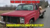 SBC 350 Knockin on heavens door! AND Worlds cheapest LS swapped squarebody! Part 1