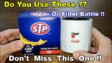 STP S2 Oil Filter vs. Fleetguard LF16002 Oil Filter Cut Open Comparison