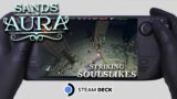 Sands of Aura | Humble Striking Soulslikes bundle | Steam Deck Gameplay | Steam OS